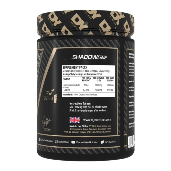 ⁦Dy Nutrition, Creatine Monohydrate, 300g, 60 Serving⁩ - الصورة ⁦3⁩