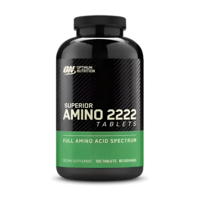 ⁦Optimum Nutrition, Superior Amino 2222, 160 Tablets, 80 Servings⁩ - الصورة ⁦1⁩