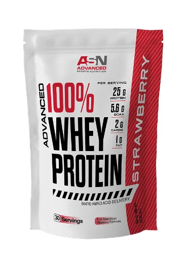 ASN 100% Whey Protein – 1kg (30 Servings, Strawberry)