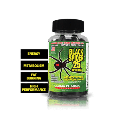 Black Spider 25 – Hardcore Fat Burner (100 Caps)