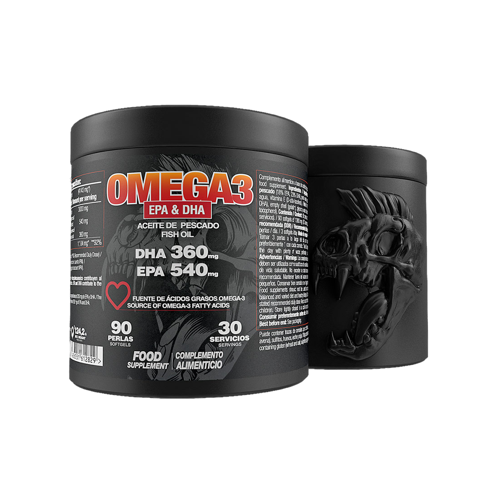 Zoomad Labs Omega-3 – EPA 540mg / DHA 360mg – 90 Softgels