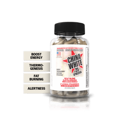 China White 25 Ephedra – Extreme Fat Burner by Cloma Pharma