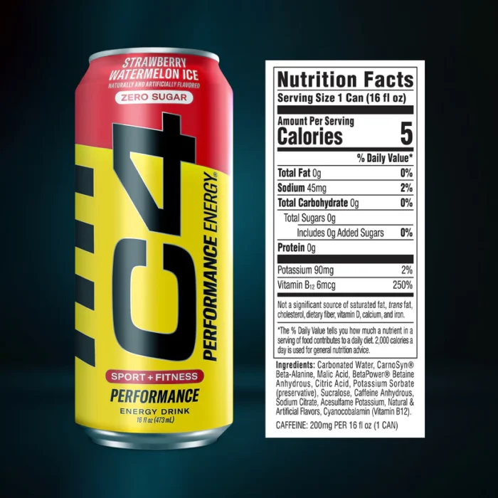 ⁦Cellucor, C4 Performance Energy Carbonated Drink, 473ml⁩ - الصورة ⁦2⁩