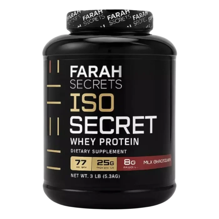 ⁦FARAH SECRETS, ISO SECRET WHEY PROTEIN, 2.3kg, 77 Servings⁩ - الصورة ⁦1⁩