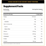 ⁦FARAH SECRETS, ISO SECRET WHEY PROTEIN, 2.3kg, 77 Servings⁩ - الصورة ⁦2⁩