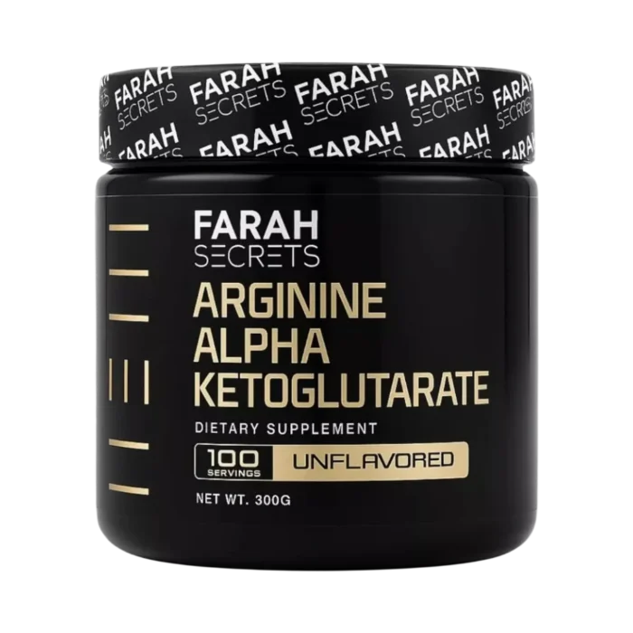 ⁦Farah Secret, ARGININE ALPHA KETOGLUTARATE, 300g, 100 Servings⁩ - الصورة ⁦1⁩