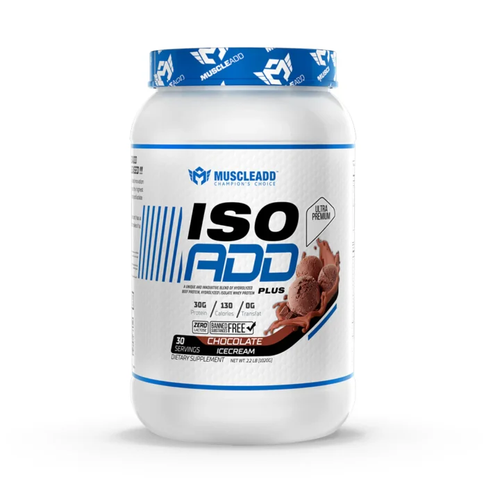 ⁦MuscleAdd, Iso Add Plus,1kg, 30 Servings⁩ - الصورة ⁦1⁩