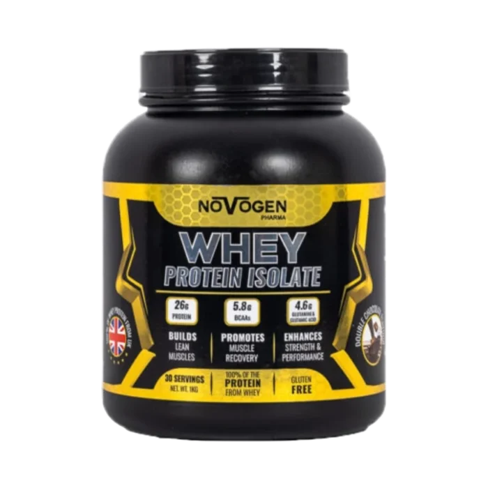 Novogen-Pharma-Whey-Isolate-1kg-30-Servings-chocolate-ice-cream 00000000000000000000000000000000000000 Novogen Pharma, Whey Isolate, 1kg, 30 Servings - الصورة 1