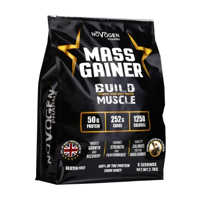 ⁦Novogen pharma, Mass Gainer, 2.7kg, 8 Serving⁩ - الصورة ⁦1⁩