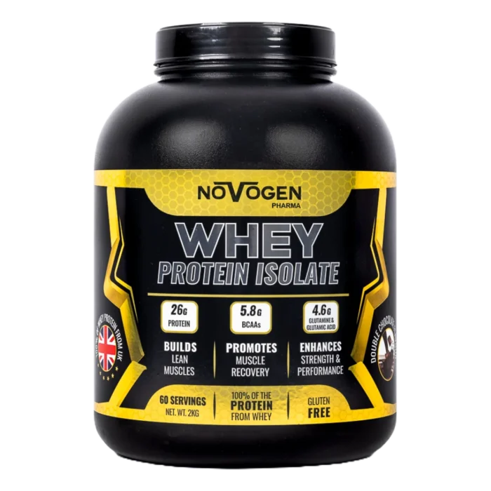 ⁦Novogen pharma, Whey protein Isolate, 2kg, 60 Serving⁩ - الصورة ⁦1⁩