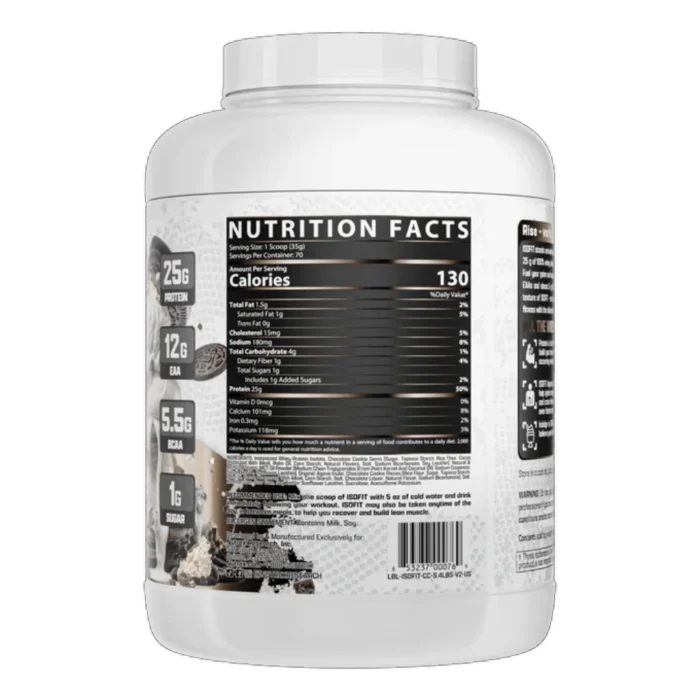 ⁦Nutrex Research, IsoFit, 2.3kg, 70 Servings⁩ - الصورة ⁦3⁩