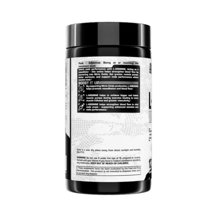 ⁦Nutrex Research, L-Arginine 1000, 120 Capsules, 60 Servings⁩ - الصورة ⁦3⁩