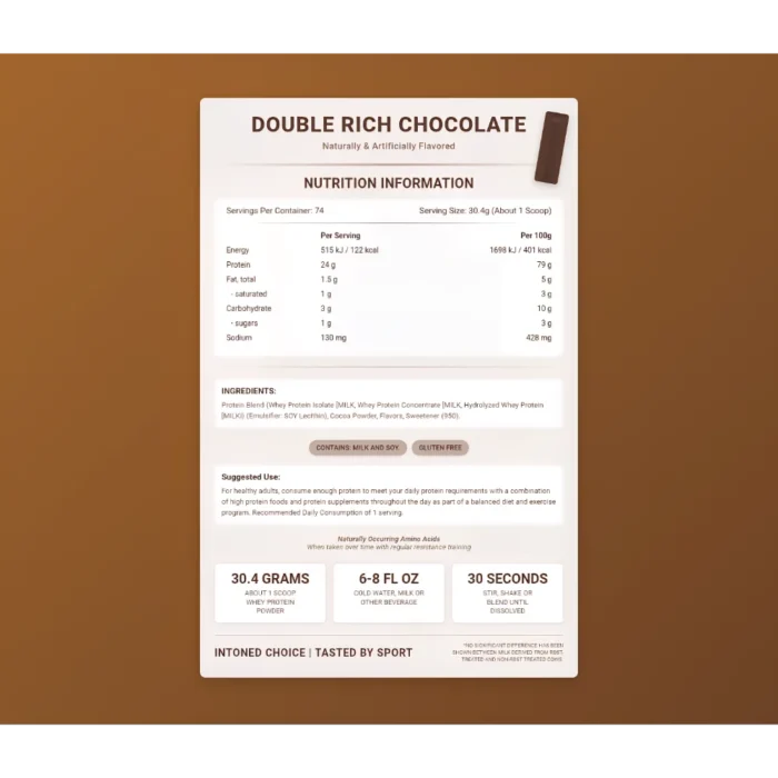 ⁦Optimum Nutrition, Gold Standard 100% Whey, 2.2kg⁩ - الصورة ⁦2⁩