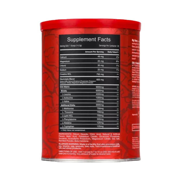 ⁦Red Rex, EAA + Creatine HCL, 420g, 30 Servings⁩ - الصورة ⁦2⁩