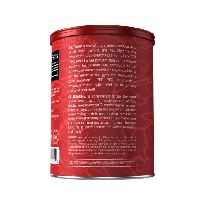 ⁦Red Rex, Glutamine, Unflavored, 300G, 60 Servings⁩ - الصورة ⁦3⁩