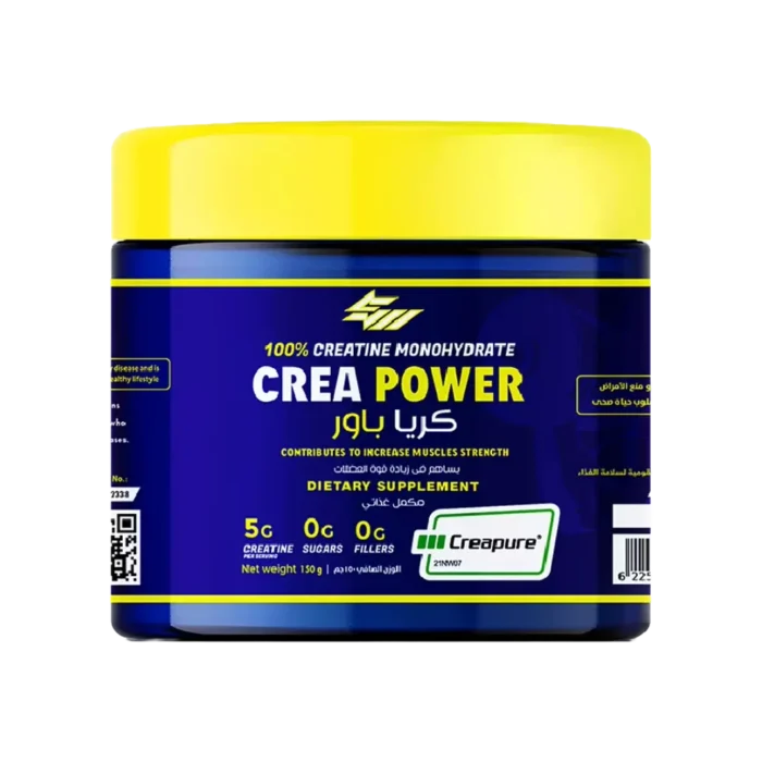 Strong-Muscles-Crea-Power-Creatine-150g-30-Servings0000000 Strong Muscle – Crea Power, 100% Creatine Monohydrate, 150g (30 Servings) - الصورة 1