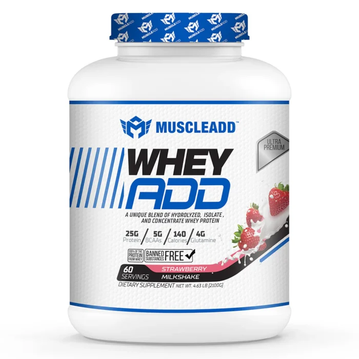 ⁦MuscleAdd, Whey ADD,  2.1 kg, 60 Servings⁩ - الصورة ⁦1⁩