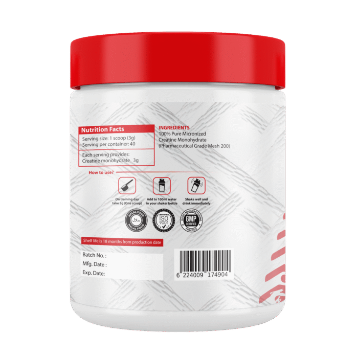 ⁦Tractor Nutrition, Creatine Monohydrate, 40 Servings⁩ - الصورة ⁦2⁩