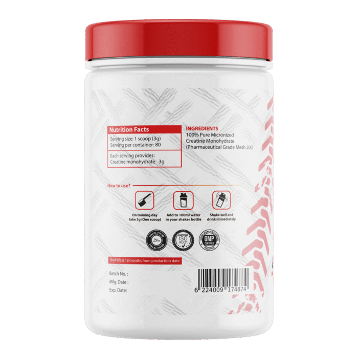 ⁦Tractor Nutrition, Creatine Monohydrate, 80 Servings⁩ - الصورة ⁦2⁩