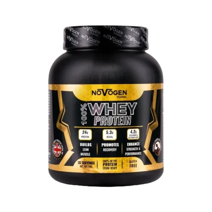 نوفوجين واي 1 ك Novogen Pharma, Whey Protein, 1kg, 30 Servings - الصورة 1