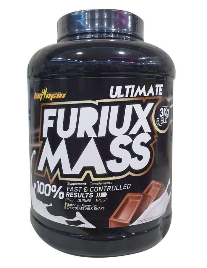 bigman-nutrition-furious-mass-gainer-1000x1000 Ultimate Nutrition, Furiux Mass, Weight Gainer, 3KG - الصورة 1