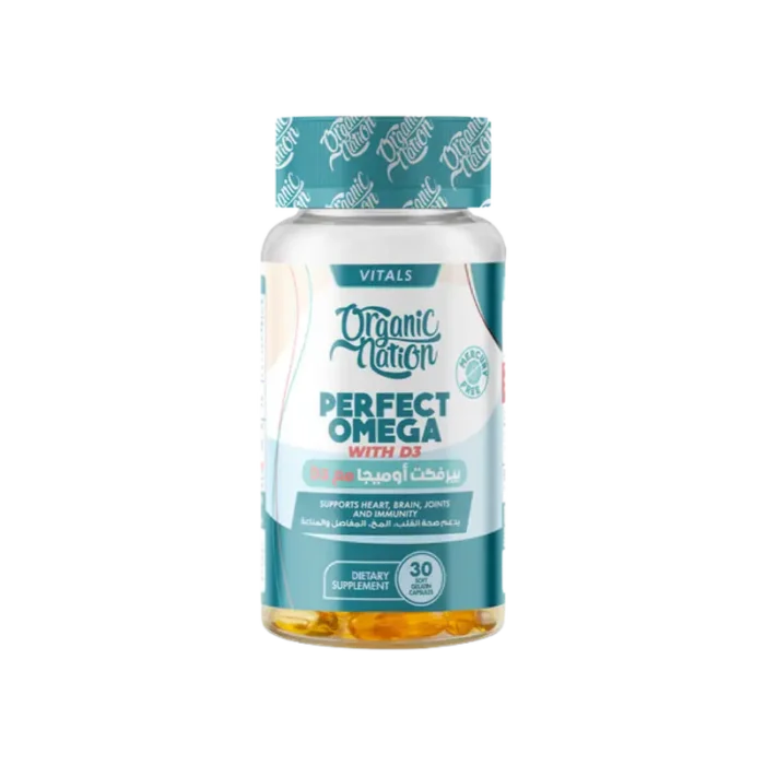 ⁦Organic Nation, Perfect Omega-3 With D3, 30 softgel, 30 Servings⁩ - الصورة ⁦2⁩