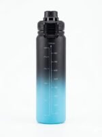 Sport Shaker 1000ml - Baby Blue & Black - Image 2