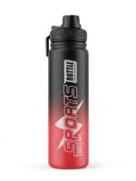 Sport Shaker 1000ml - Red & Black