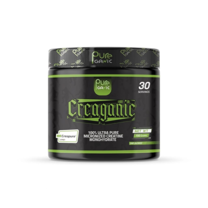 Pure Ganic, Creaganic, 100% Ultra Pure Micronized Creatine Monohydrate, 30 Servings