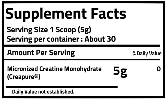 Pure Ganic, Creaganic, 100% Ultra Pure Micronized Creatine Monohydrate, 30 Servings - Image 2