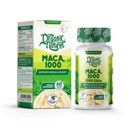 Organic Nation, Maca 1000, Essentials, Supports Sexual Health, 60 Tablets