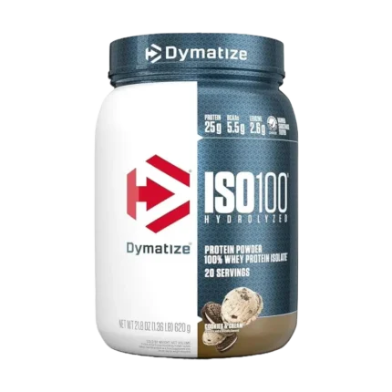 Dymatize, ISO100 Hydrolyzed Whey Protein Isolate, 650g.