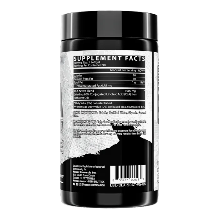 Nutrex Research, CLA 1000, 90 Softgels, 90 Servings - Image 3