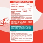 Organic Nation, Tribulus 1000, Men's Health, 60 Tablets - Image 2