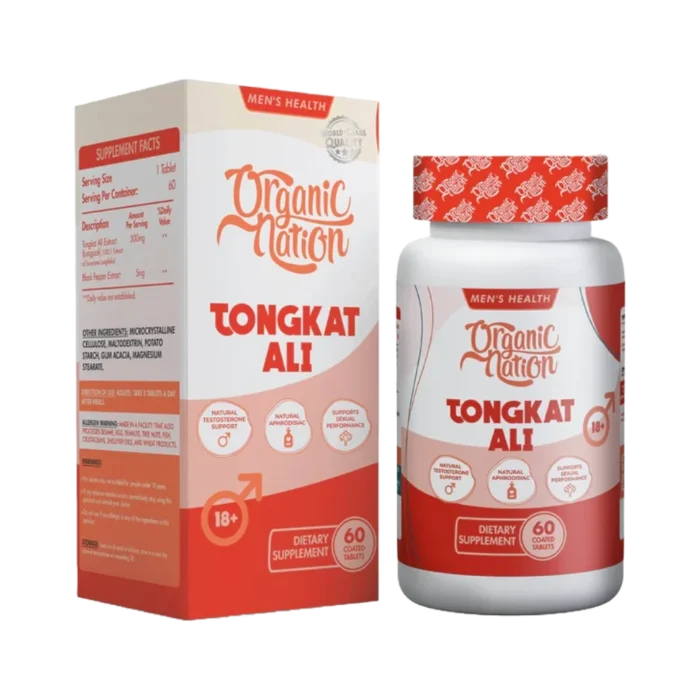 Organic Nation, Tongkat Ali, 300mg, 60 coated Tablets, 60 Serving - Image 2