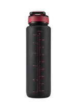 Sport Bottle 1000ml - Black & Fuchsia - Image 2