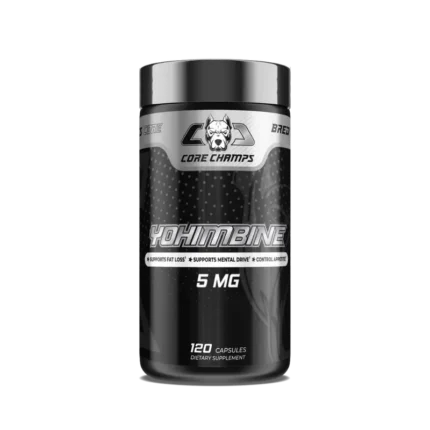 Core Champs, YOHIMBINE HCL, 5mg, 120 Capsules, 120 Servings