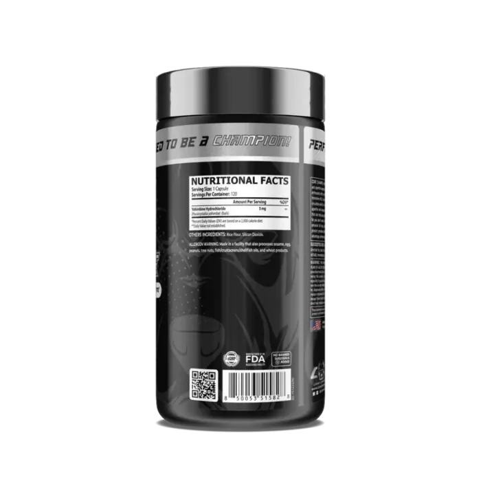 Core Champs, YOHIMBINE HCL, 5mg, 120 Capsules, 120 Servings - Image 2