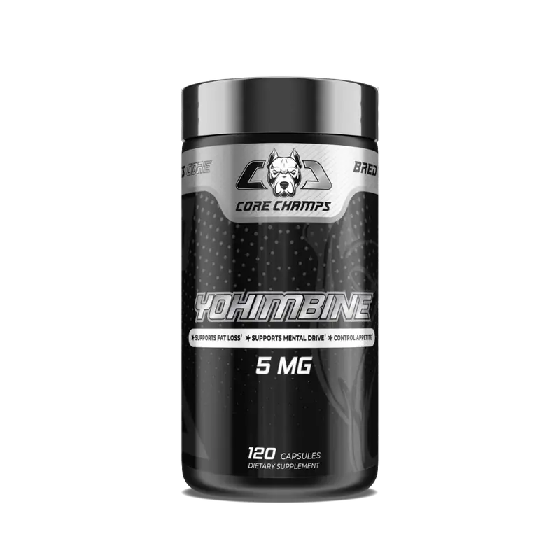 Core-Champs-YOHIMBINE-HCL-5mg-120-Capsules-120-Servings Core Champs, YOHIMBINE HCL, 5mg, 120 Capsules, 120 Servings - Image 1