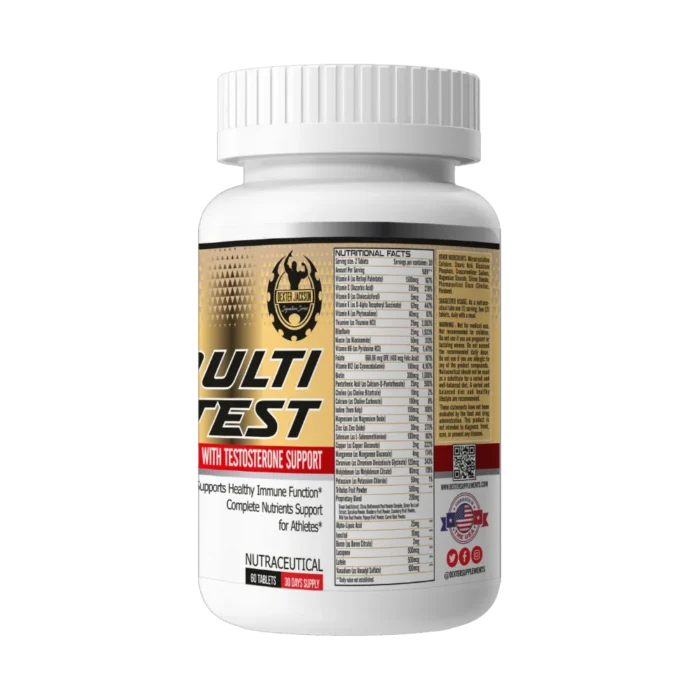 Dexter jackson, Multi+Test, 60 Tablets, 30 Servings - Image 2