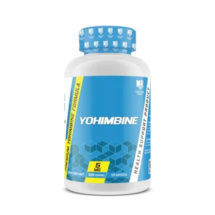 Muscle Rulz Yohimbine HCl 5mg - 120 Capsules (120 Servings)