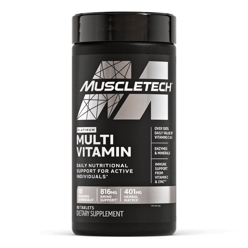 MuscleTech-Platinum-Multivitamin-90-Tablets-30-servings-1 MuscleTech, Platinum Multivitamin, 90 Tablets, 30 servings - Image 1